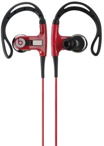 Dr. Dre Beats Powerbeats Earphones - Red - Grade A Refurb Image 1