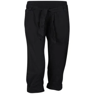 Bench Women's Carilo Cropped Trousers - Black - 26R - Black Image 1