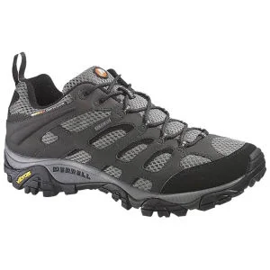Merrell Men's Moab Gore Tex Hiking Shoes - Beluga Grey - UK 7 - Grey Image 1