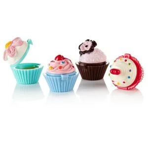 Sugar and Spice Fairy Cake Lip Gloss - Set of 4 Image 1