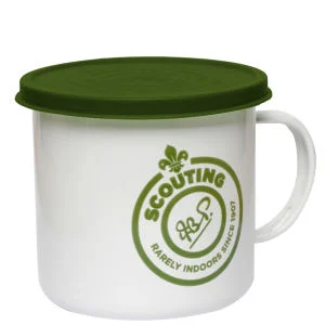 Enamel Scout Mug with Lid Image 1