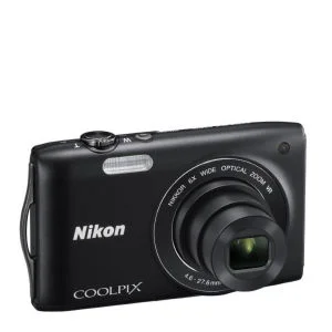 Nikon Coolpix S3300 Compact Digital Camera - Black (16MP, 6x Optical Zoom, 2.7 Inch LCD) - Grade A Refurb Image 1