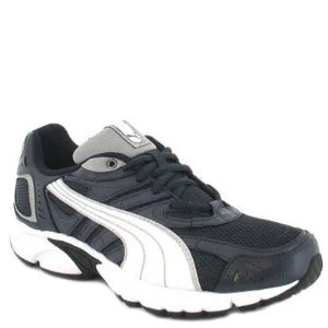 Puma Men's Axis 2 Running Trainers - White/Silver/Blue - 7 - White/Silver/Blue Image 1