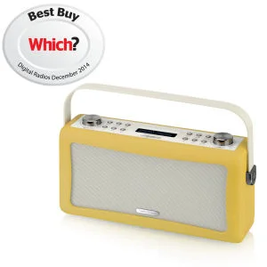 View Quest Hepburn Bluetooth Audio System with DAB+/FM Radio - Mustard Image 1