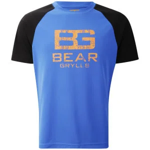 Craghoppers Men's Bear Grylls Technical T-Shirt (Large Logo) - Extreme Blue - S - Extreme Blue Image 1