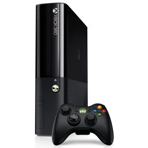 New Xbox 360 Super Slim 4GB Matte Black Console Image 1
