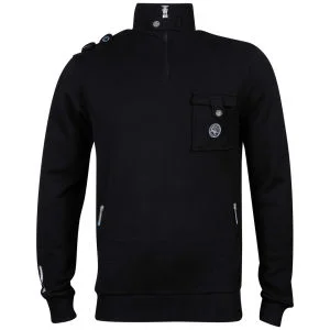 Carter Men's Mancer Knitted Jumper - Black - S - Black Image 1