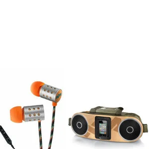 The House of Marley Bag of Rhythm Portable Audio System & Midnight Ravers Earphones with Mic - Sun Image 1