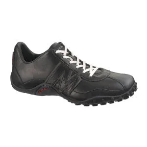 Merrell Men's Sprint Blast Leather Hiking Shoes - Black/Scarlet - UK 7 - Black Image 1