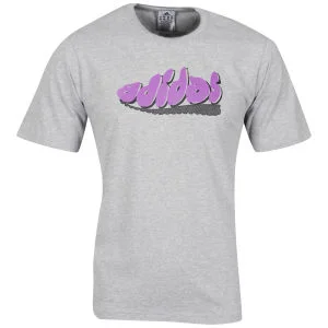 adidas Men's Trainier Graphic T-Shirt - Grey - S - Grey Image 1