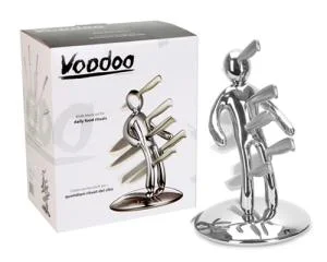 Voodoo Knife Block - Chrome Image 1