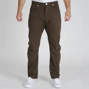 Soul Star Men's Ticket Chinos - Khaki - 28R - Khaki Image 1