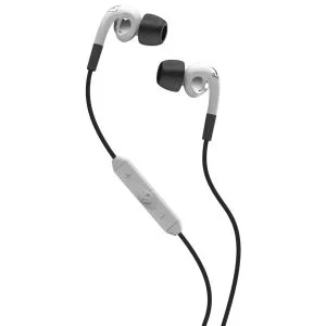 Skullcandy FIX InEar Earphones with Mic3 - White/Chrome Image 1