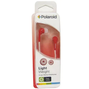 Polaroid Earphones - Red (PEP14RED) Image 1