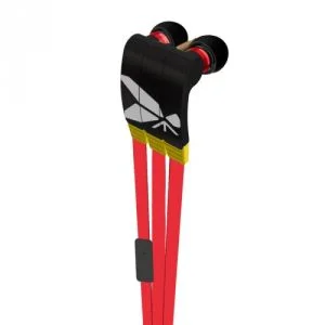 Vibe Fli Wideband Earphones - Red Image 1