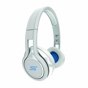 SMS Audio By 50 Cent Street Wired Headphones Includes Passive Noise Cancellation - White Image 1