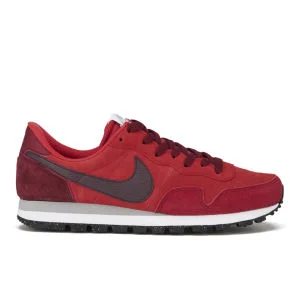 Nike Men's Air Pegasus '83 Trainers - Leather Red Clay/White - UK 7 - Red Image 1