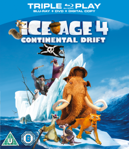 Ice Age 4: Continental Drift - Triple Play (Blu-Ray, DVD and Digital Copy) Image 1