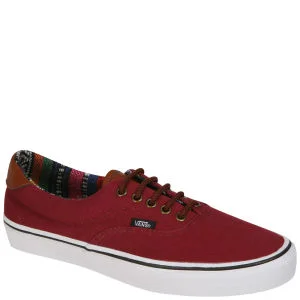 Vans ERA 59 Canvas and Leather Trainers - Tawny Port / Gaute - 6 - Tawny Port/Gaute Image 1