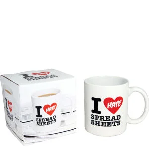 I Hate Spreadsheets Mug Image 1