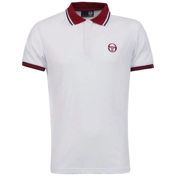 Sergio Tacchini Men's Society Polo-Shirt - White - S - White Image 1