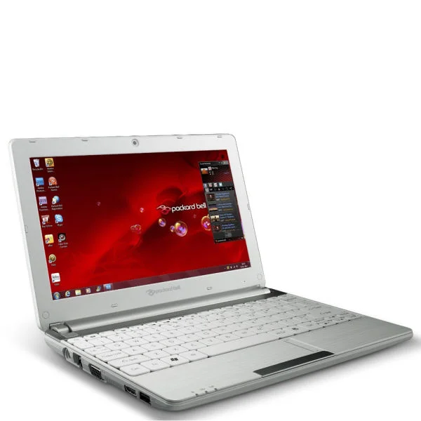 Packard Bell Dot 10.1 Inch SC/Atom Netbook N2600 (1GB RAM 320GB HDD W7S White) Image 1