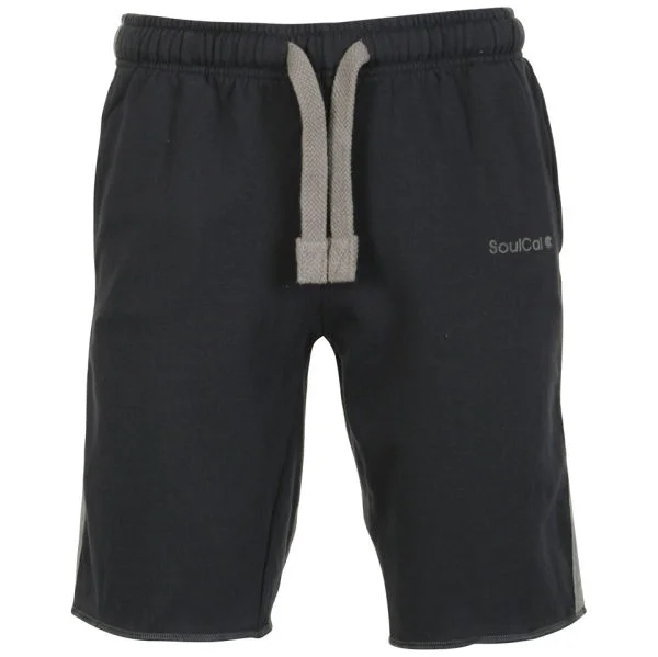 Soul Cal Men's Jersey Jog Short - Navy - XS - Navy Image 1