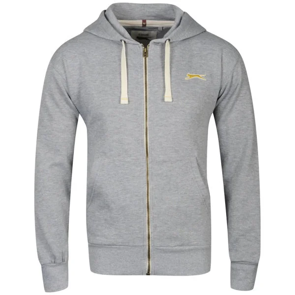Slazenger Men's Full Zip Hoody - Grey - S - Grey Image 1
