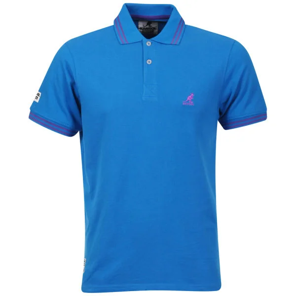 Kangol Men's Joshua Tipped Polo Shirt - Electric Blue - M - Electric Blue Image 1