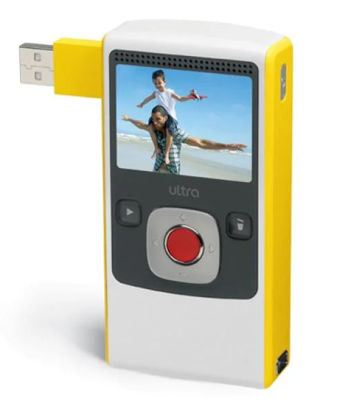 Flip Ultra2 Camcorder - Yellow (U1120YUK) Image 1