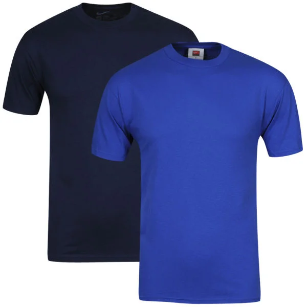 Nike Men's Short Sleeved T-Shirt Navy/Royal 2-Pack - S - Navy/Royal Image 1