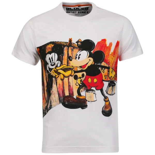 Addict Men's Mear One Mickey T-Shirt - White - S - White Image 1
