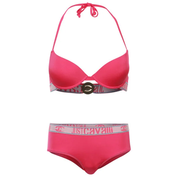 Just Cavalli Women's Logo Waistband Bikini - Pink - 8 - Pink Image 1