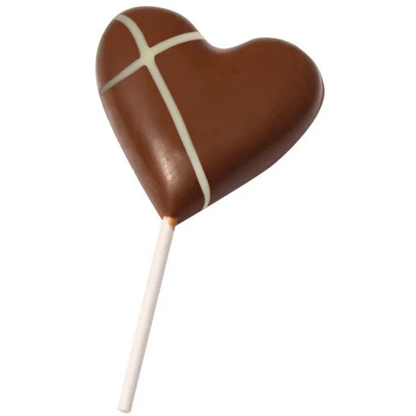 Thorntons Chocolate Heart Lollipop Image 1