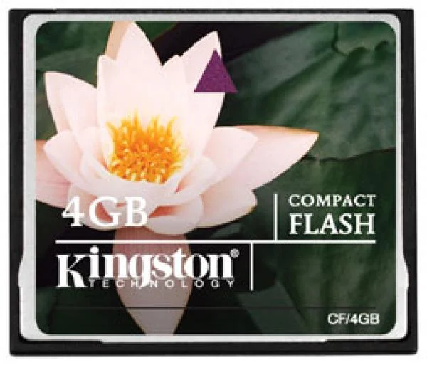 Kingston 4GB Compact Flash Card (CF/4GB) Image 1