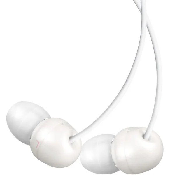Pioneer SE-CL23-H Closed In-Ear Cherry Shaped Earphones - White Image 1