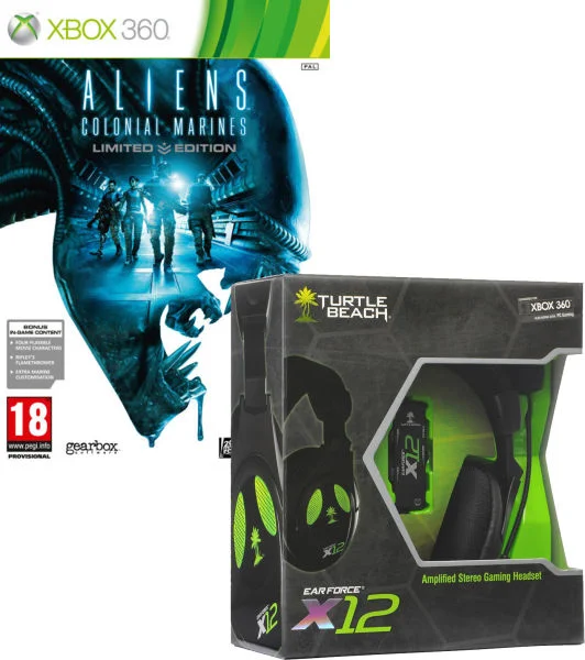 Aliens: Colonial Marines (Limited Edition) Bundle: Includes Turtle Beach: X12 Pro Gaming Headset Image 1