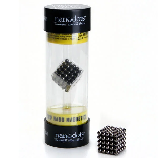 Nanodots Magnetic Constructors Black - 125 Dots Image 1