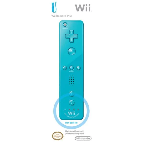 Official Wii Remote Plus Controller (Blue) Image 1