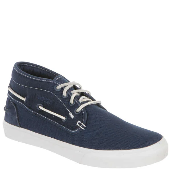 WESC Men's Ahab Mid Top Trainer - Estate Blue - 7 - Blue Image 1