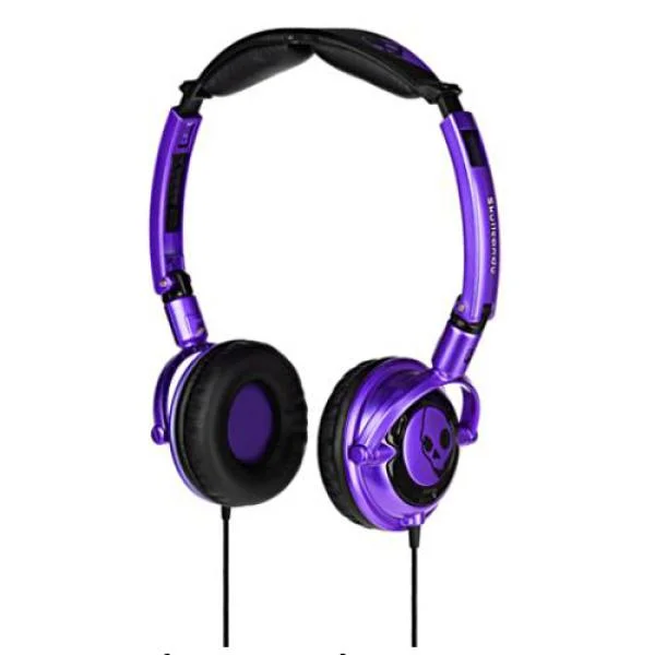 Skullcandy 2010 Lowrider Headphones - Purple/Black Image 1