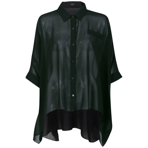Vero Moda Women's Pearly Boxy Blouse - Black - XS - Black Image 1