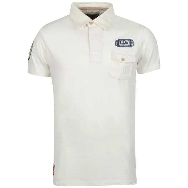 Tokyo Laundry Men's Kenzo Polo Shirt - Egg Shell - S - Egg Shell Image 1