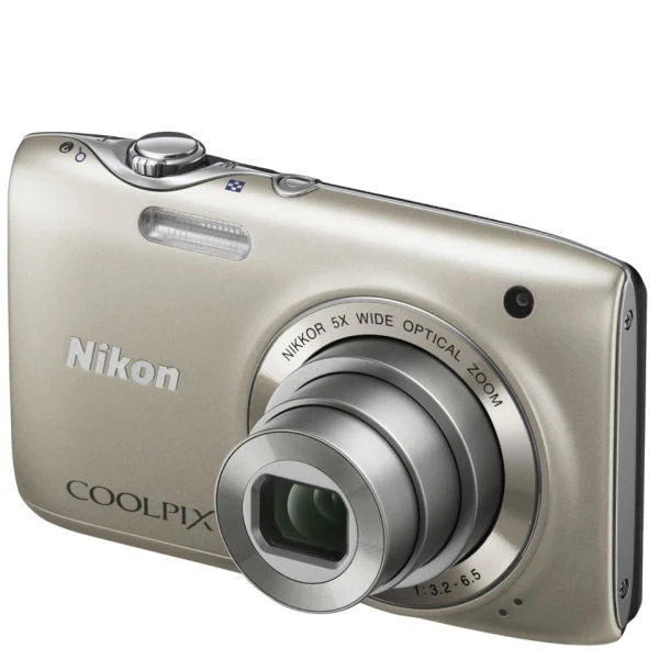 Nikon Coolpix S3100 Compact Digital Camera - Silver (14MP, 5x Optical Zoom) 2.7 Inch LCD Image 1