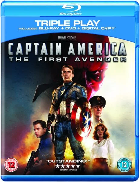 Captain America: The First Avenger - Triple Play (Blu-Ray, DVD and Digital Copy) Image 1