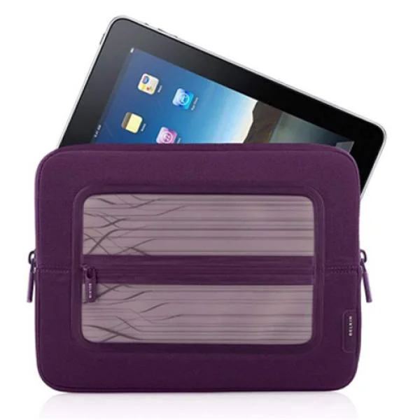 Belkin Grip Sleeve for Apple iPad - Plum Image 1