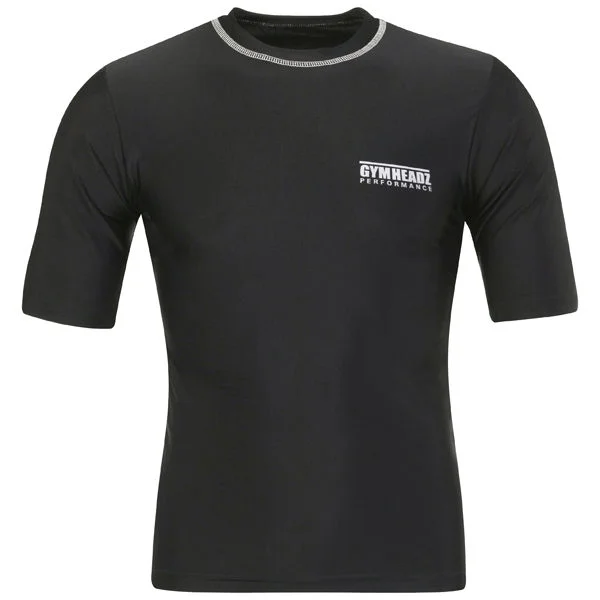 Gymheadz Men's Performance Skin Range T-Shirt Black - S - Black Image 1