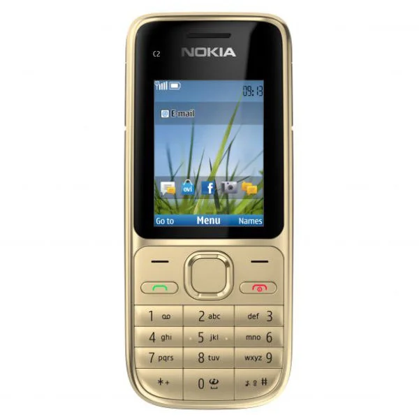 Nokia C2-01 Mobile Phone (Silver) Image 1