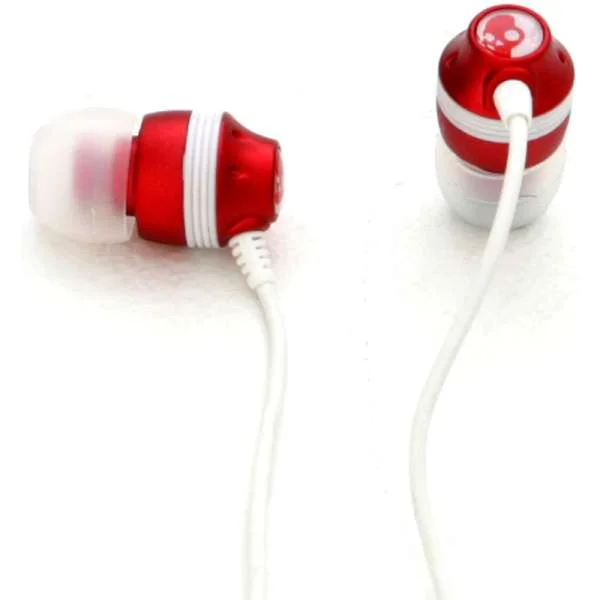 SkullCandy Ink'd Red White Earbuds Image 1