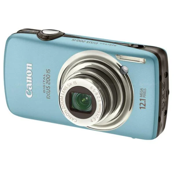 Canon XUS200 IS Blue Digital Camera Image 1